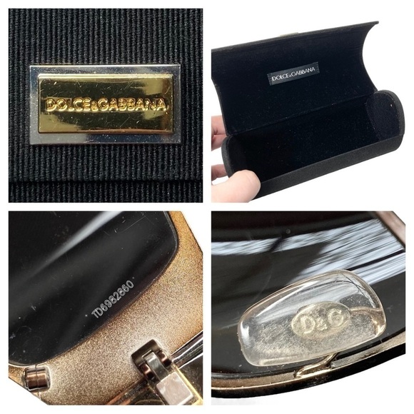 Dolce & Gabbana Tortoise Gloss & Silver DG6010 Non-RX Sunglasses & Travel Case - Picture 10 of 15